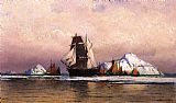 William Bradford Fishing Fleet off Labrador painting